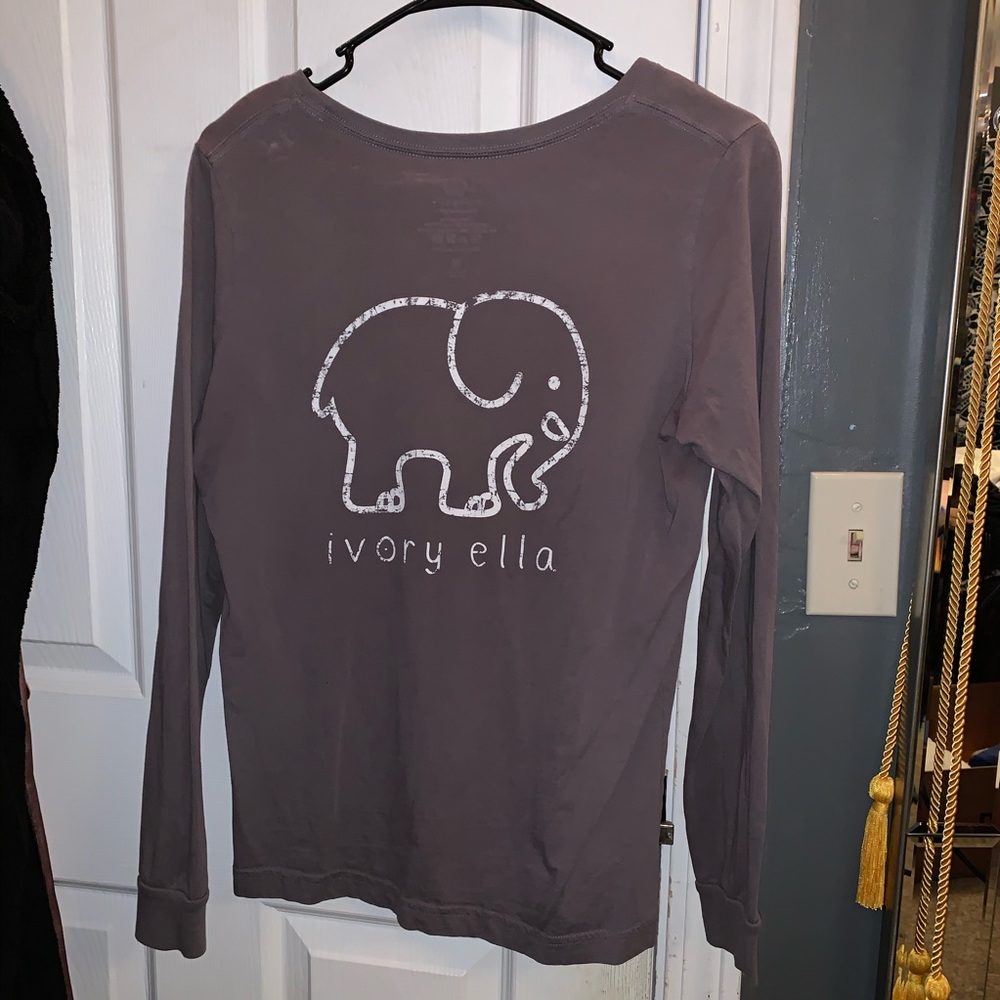 ivory ella long sleeve tee